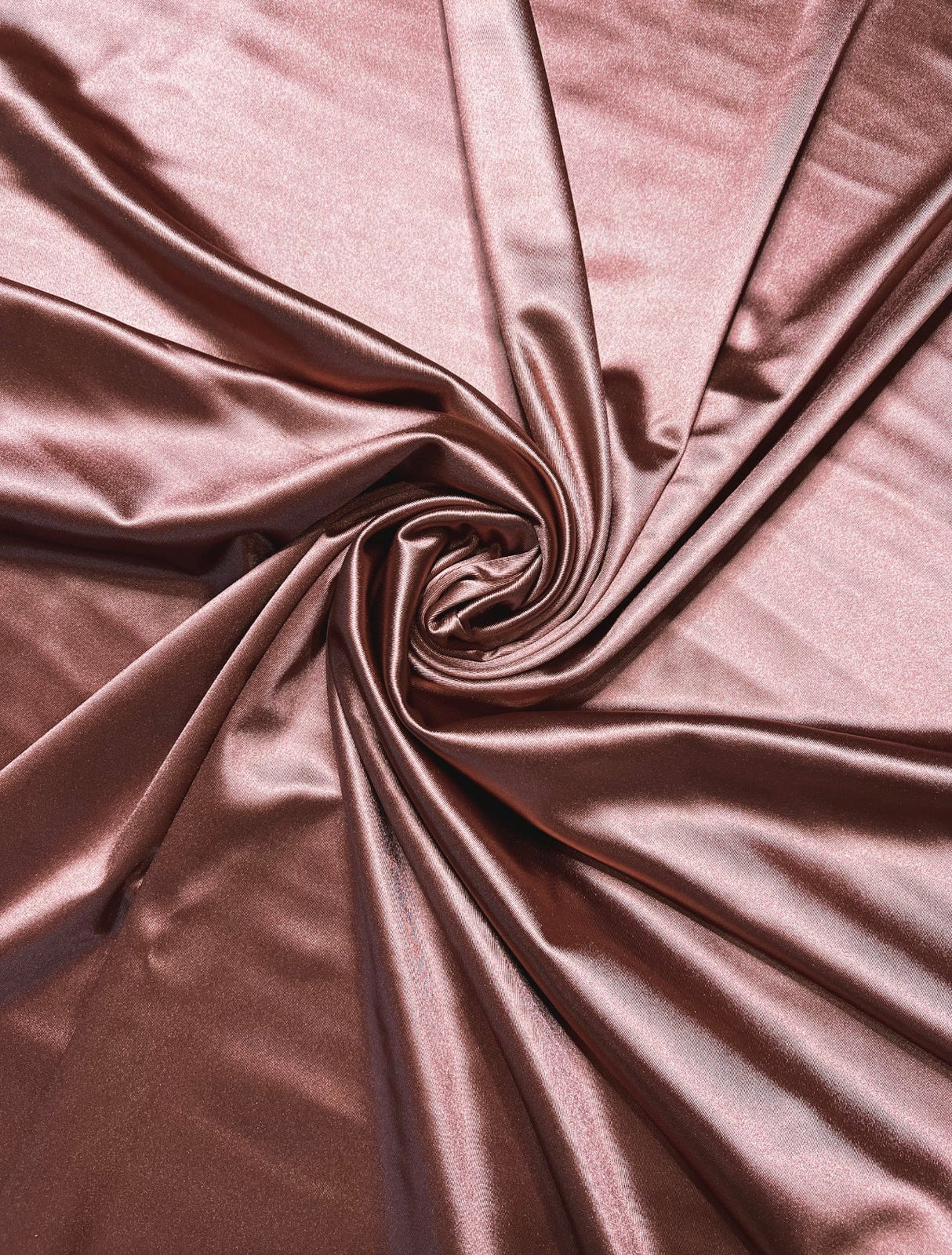 Shiny Nylon Spandex Rusty Rose