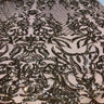 Stretch Sequins Fabric Luna Sequin Mesh