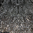 Stretch Sequins Fabric Luna Sequin Mesh