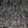 Stretch Sequins Fabric Luna Sequin Mesh