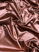 Shiny Nylon Spandex Rusty Rose