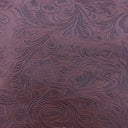Western Floral PU Faux Leather Vinyl Fabric - Western Floral Pattern, 56" Width (1 Yard)