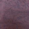 Western Floral PU Faux Leather Vinyl Fabric - Western Floral Pattern, 56" Width (1 Yard)