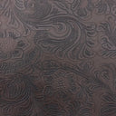 Faux Leather Vinyl Fabric Western Floral PU