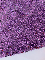 Stretch Sequin Velvet Lavender