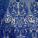 Stretch Sequins Fabric Luna Sequin Mesh