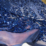 Stretch Sequins Fabric Luna Sequin Mesh