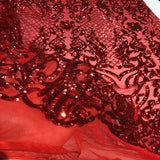 Stretch Sequins Fabric Luna Sequin Mesh