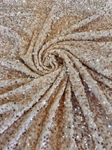 Sequin Velvet Cream Champagne