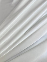 White Silky Stretch Satin
