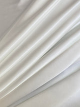 Off White Stretch Satin