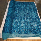 Stretch Sequins Fabric Luna Sequin Mesh