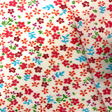 Small Floral Print Poly Cotton Fabric - Small Floral, 59" Width (1 Yard)