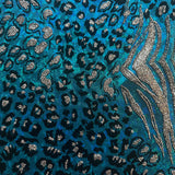 Nylon Spandex Safari Hologram Foil Fabric