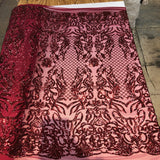 Stretch Sequins Fabric Luna Sequin Mesh