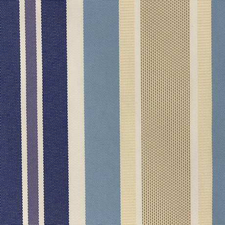 Multi Striped Oak Polyester Canvas Fabric - Gray, Burgundy, Brown, Blue, Yellow, Green, Waterproof, Anti-UV, 60" Width (1 Yard)