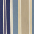 Blue Multi Stripe Canvas Waterproof Outdoor Fabric