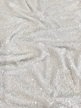 Sequin Velvet White