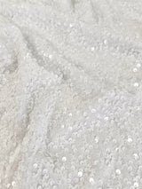 Sequin Velvet White