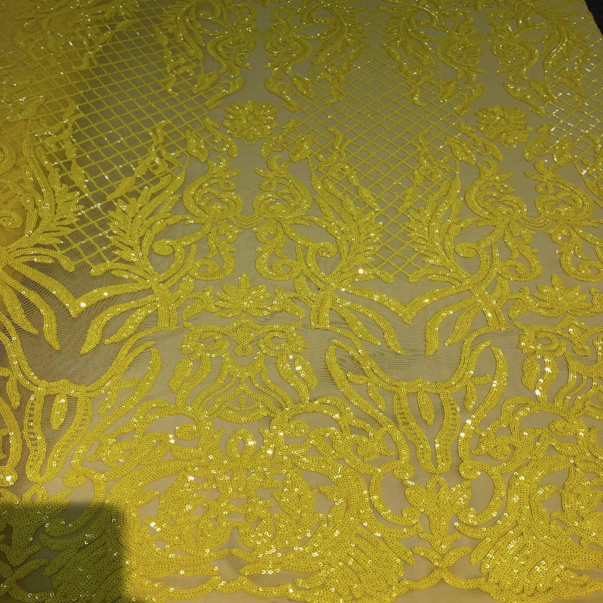 Stretch Sequins Fabric Luna Sequin Mesh