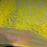 Stretch Sequins Fabric Luna Sequin Mesh