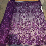 Stretch Sequins Fabric Luna Sequin Mesh