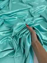 Shiny Nylon Spandex Tiffany Blue