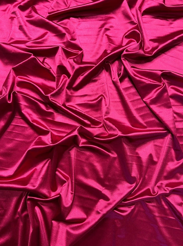 Shiny Nylon Spandex Wine