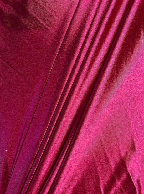 Shiny Nylon Spandex Wine