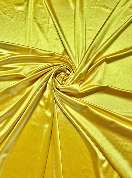 Shiny Nylon Spandex Yellow