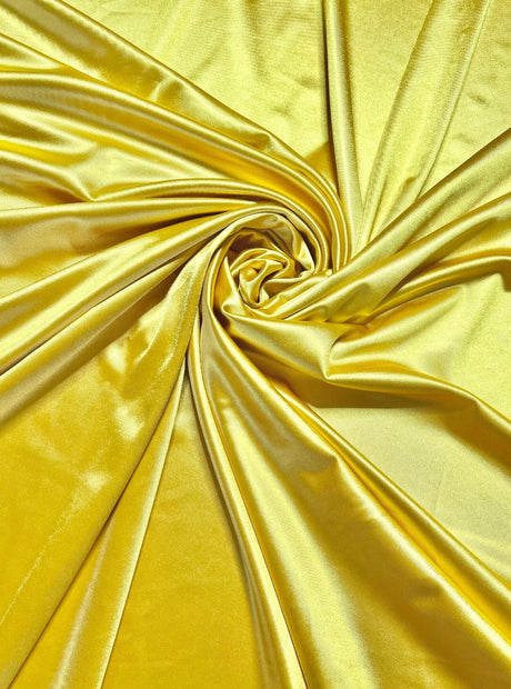 Shiny Nylon Spandex Yellow