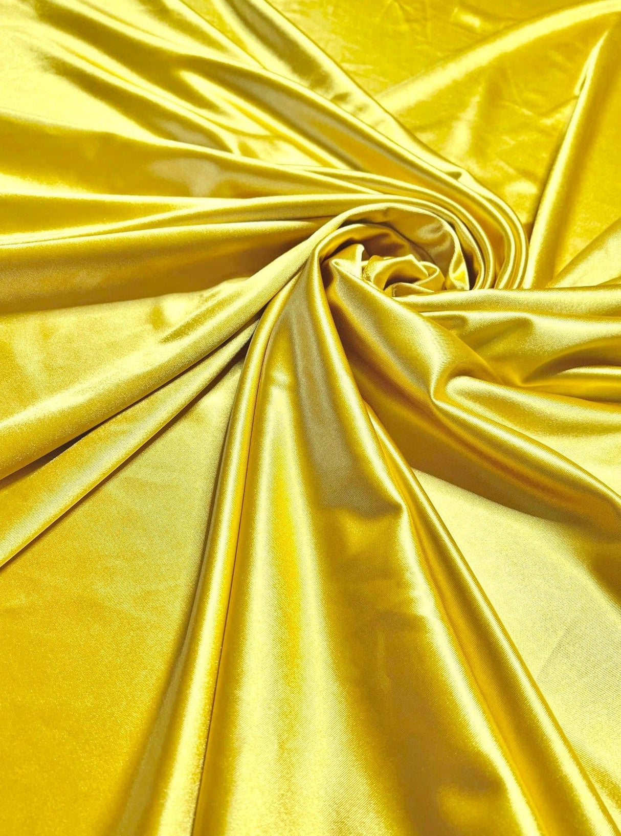 Shiny Nylon Spandex Yellow