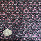 Polyester Fish Net Fabric Two-Tone Foil 60"