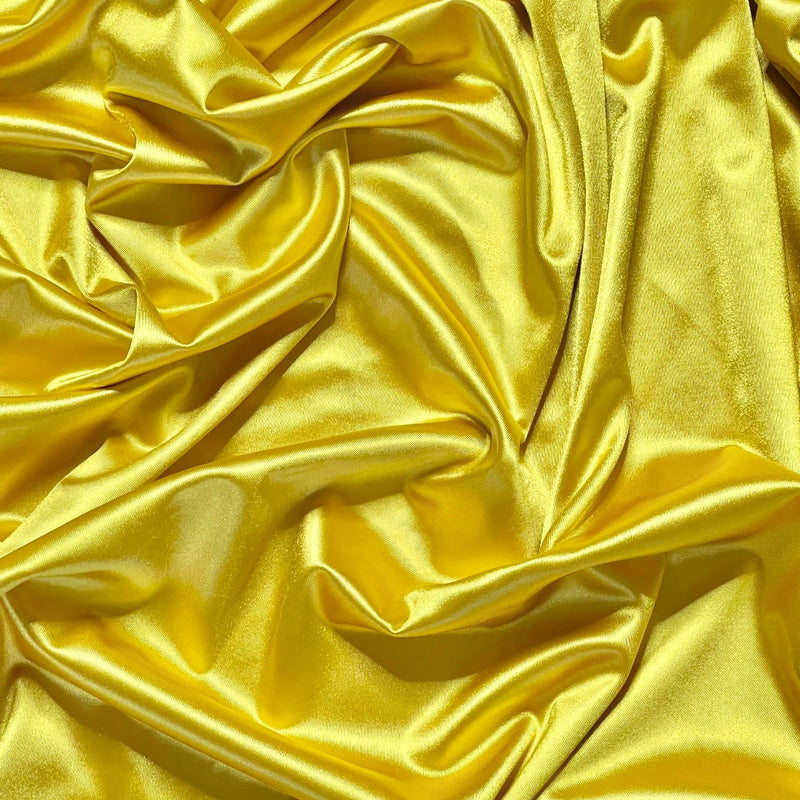 Shiny Nylon Spandex Yellow