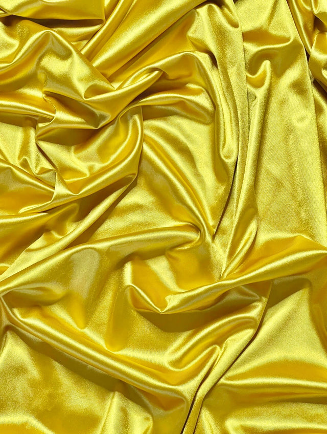 Shiny Nylon Spandex Yellow