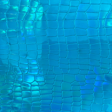 Vinyl Fabric Iridescent Faux Crocodile