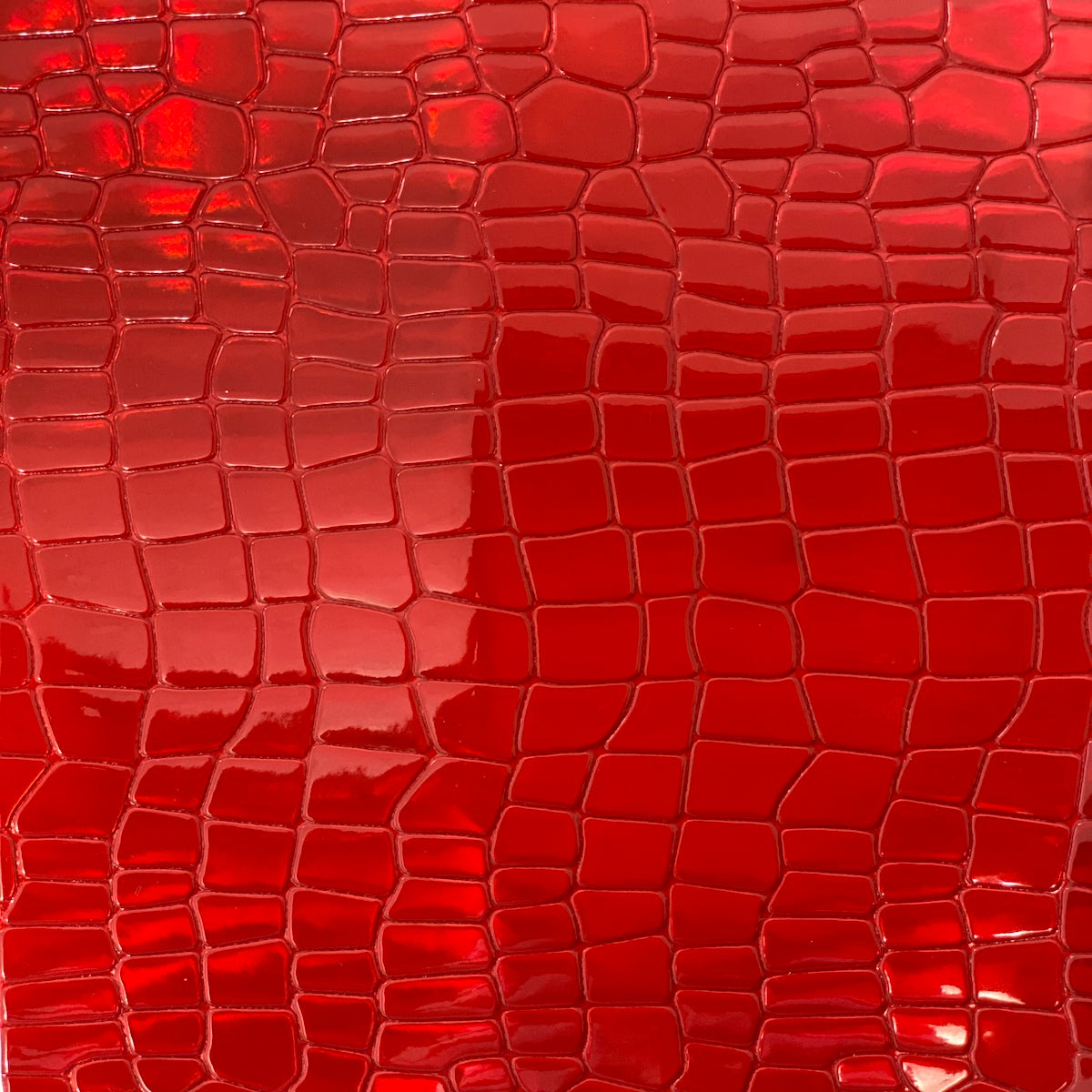 Vinyl Fabric Iridescent Faux Crocodile