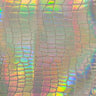 Vinyl Fabric Iridescent Faux Crocodile