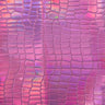 Vinyl Fabric Iridescent Faux Crocodile