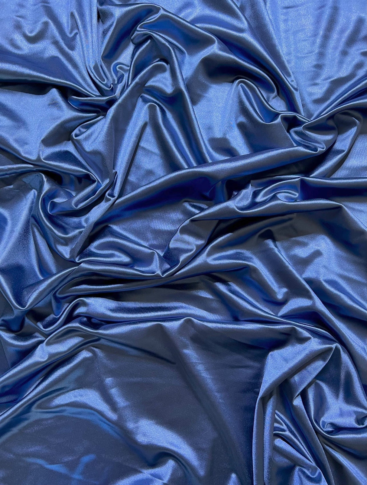 Shiny Denim Nylon Spandex