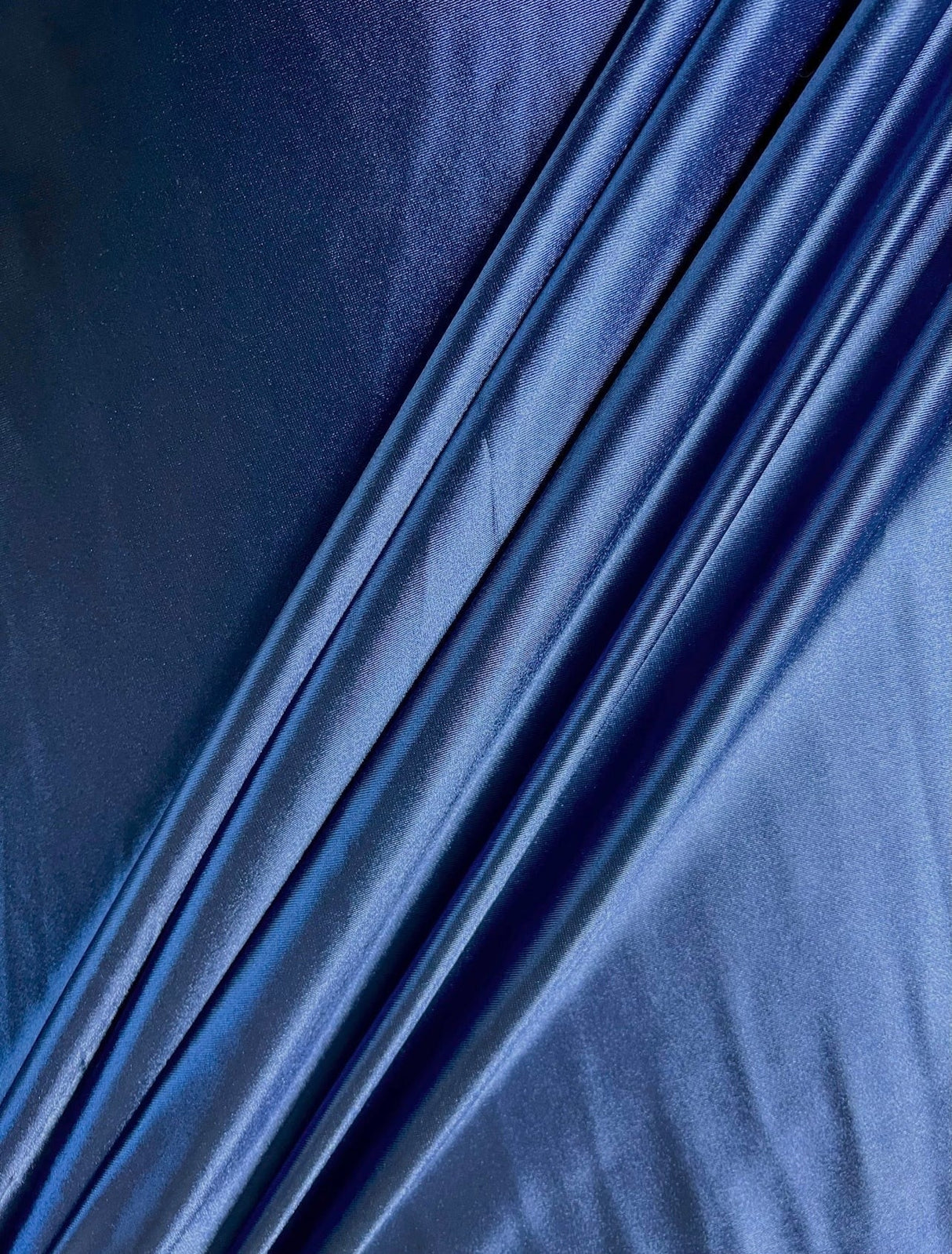 Shiny Denim Nylon Spandex