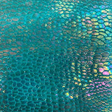 Nylon Spandex Rainbow Crystal Snake Fabric 60"