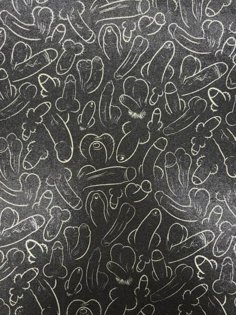 Plentiful Penises Mystique Holographic Spandex Fabric - Black, Blue, 4-Way Stretch, 36" Width (1 Yard)