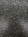 Plentiful Penises Mystique Holographic Spandex Fabric - Black, Blue, 4-Way Stretch, 36" Width (1 Yard)