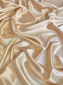 Stretch Silk Charmeuse Gold Champagne