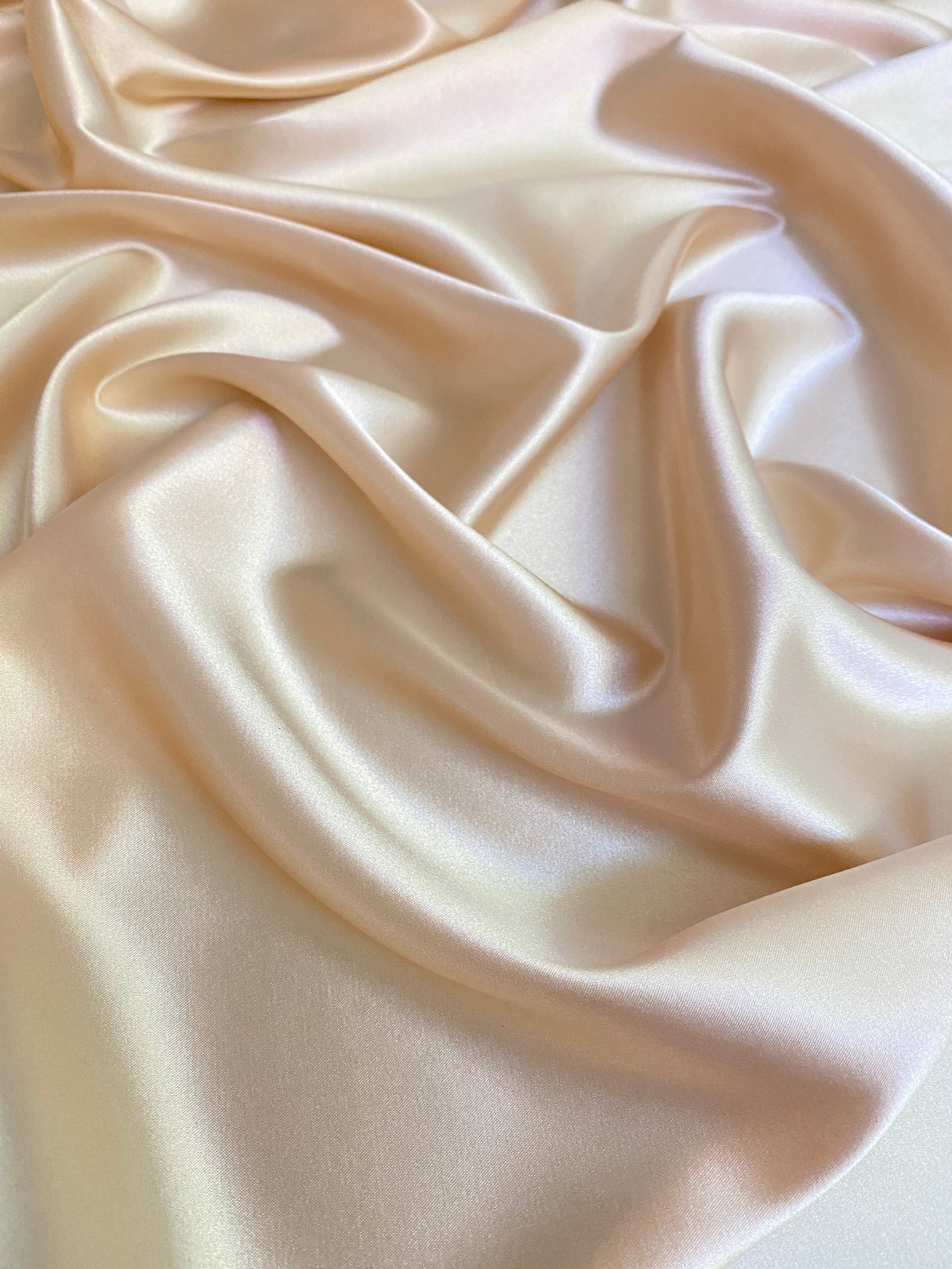 Stretch Silk Charmeuse Gold Champagne