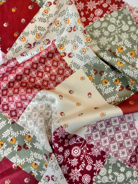 Printed Satin Floral Multicolor