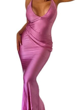 Shiny Nylon Spandex Mauve