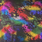 Hologram Tricot Nylon Spandex Fabric Viper Snake 60"