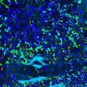 Hologram Vinyl Spandex Broken Glass Fabric 60"